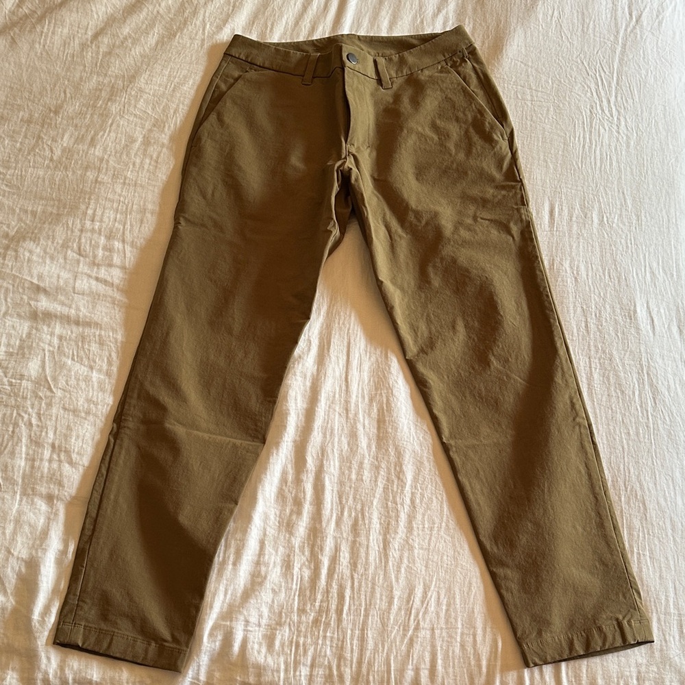 lululemon athletica Men's Olive Chinos